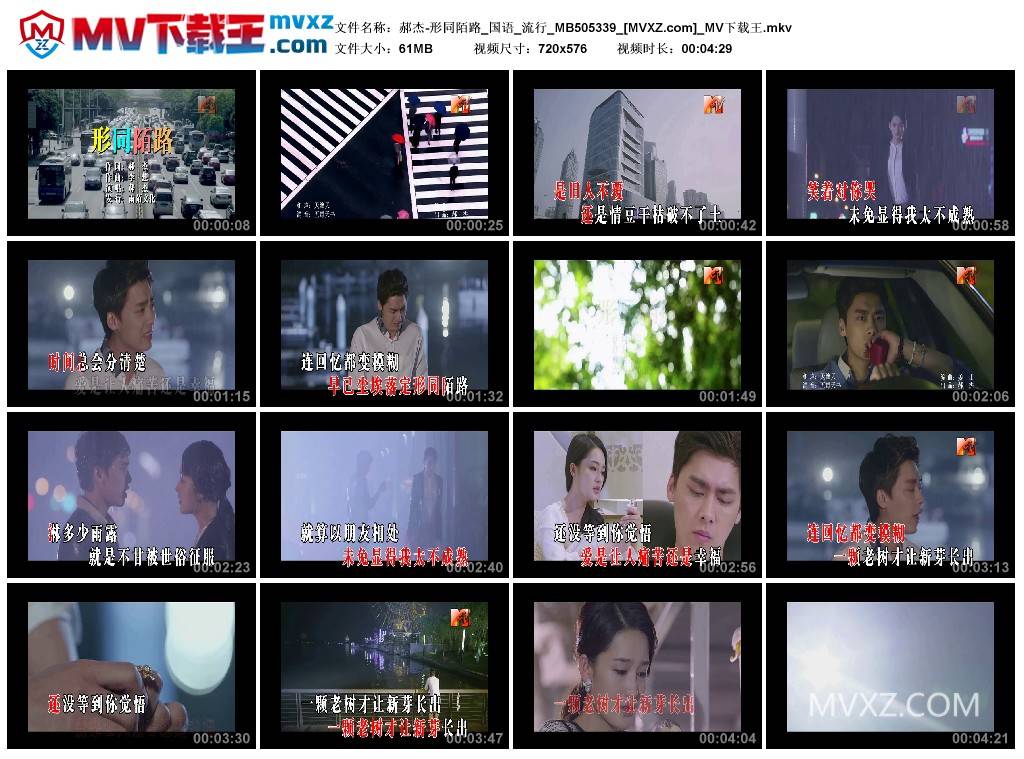 郝杰-形同陌路_国语_流行_MB505339